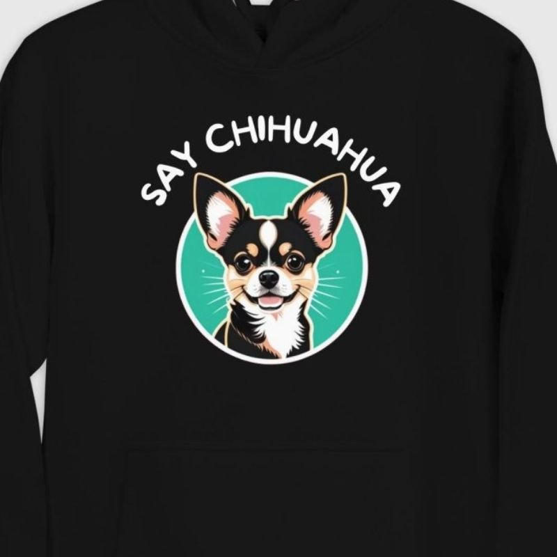 Say Chihuahua Hoodie for Women - Funny Nikko