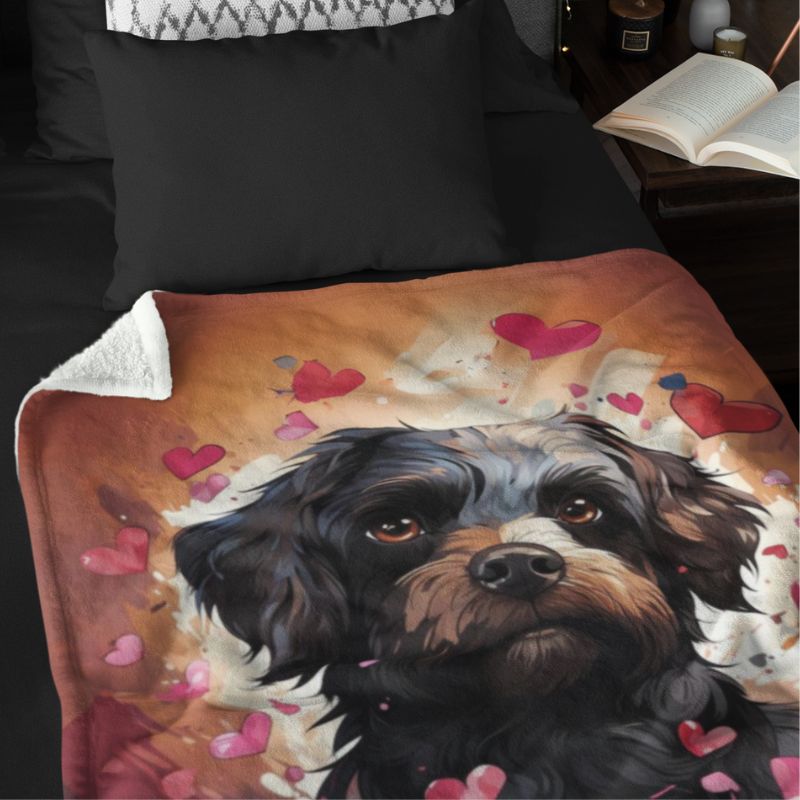 Shih Tzu Love Storm Throw Blanket - Funny Nikko