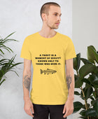 A trout is a moment of beauty known only to those who seek it man t-shirt - Funny Nikko