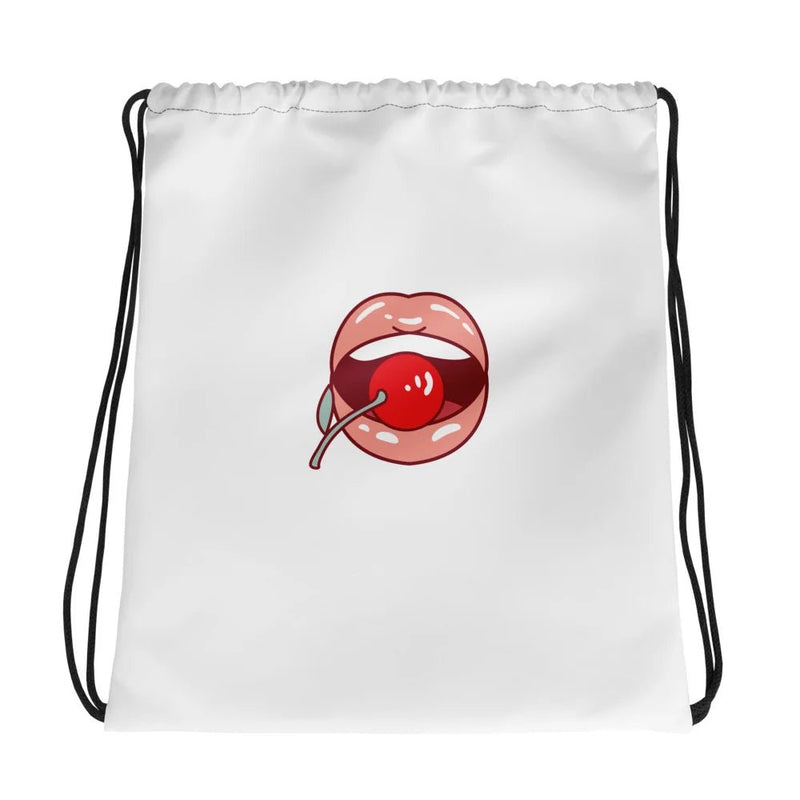 Cherry Drawstring Bag - Funny Nikko