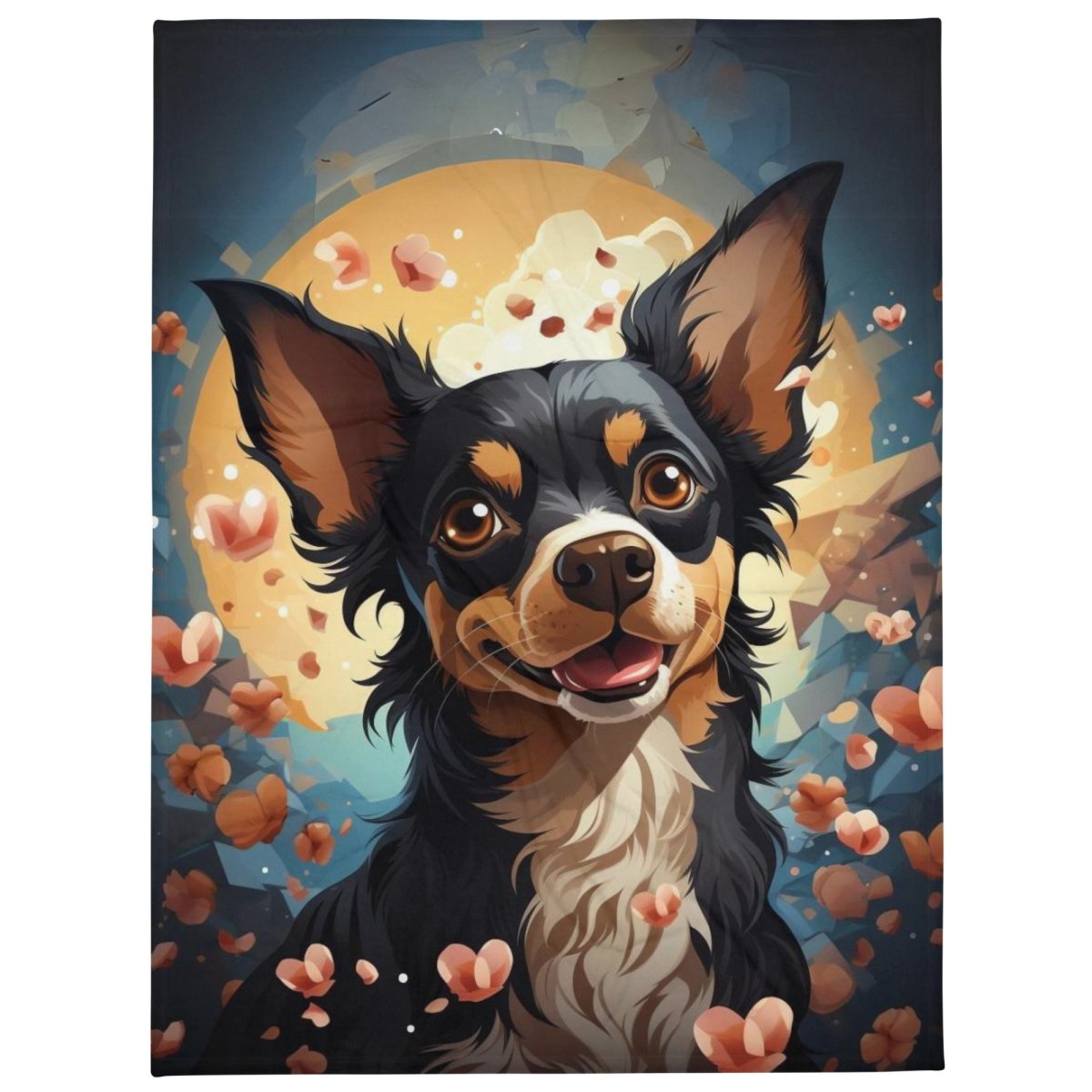 Chihuahua Love Story Throw Blanket - Funny Nikko