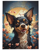 Chihuahua Love Story Throw Blanket - Funny Nikko