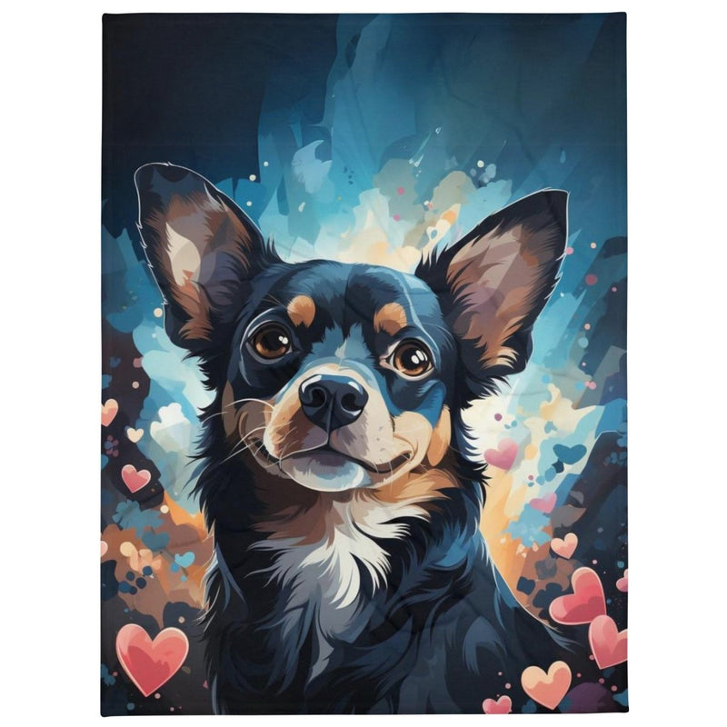 Chihuahua Mystique Story Throw Blanket - Funny Nikko