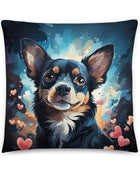 Chihuahua Mystique Story Throw Pillow - Funny Nikko