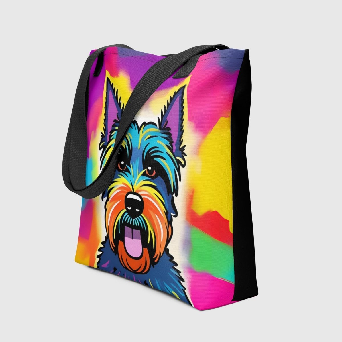 Colorful Scottie Tote Bag - Funny Nikko