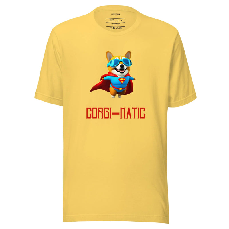 Corgi Matic Staple T-Shirt - Funny Nikko