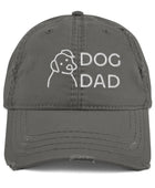 Dog Dad Distressed Hat - Funny Nikko