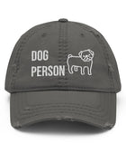 Dog Person Dad Distressed Hat - Funny Nikko
