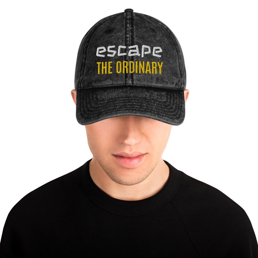 Escape The Ordinary Vintage Cap - Funny Nikko