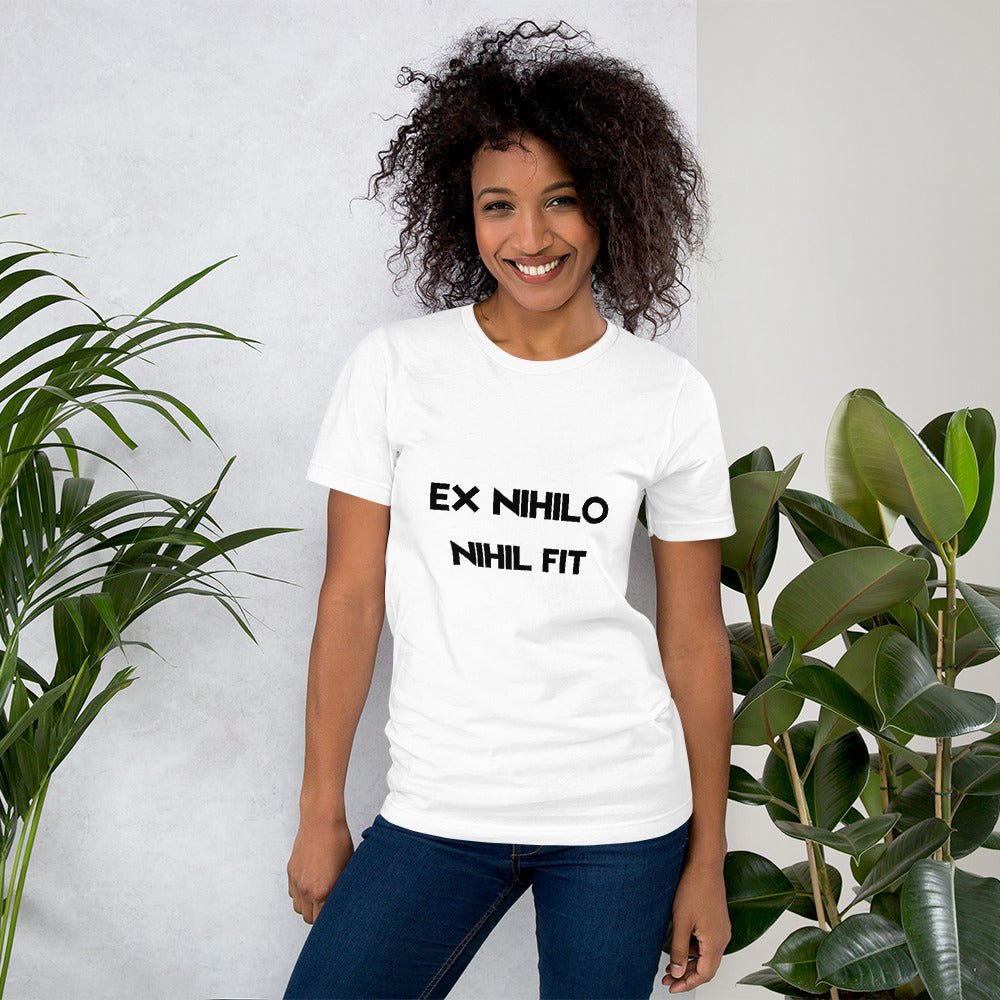 Ex nihilo nihil fit t-shirt - Funny Nikko