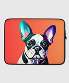 Frenchie in Red Laptop Sleeve - Funny Nikko