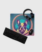 Frenchie in Space Gaming Mouse Pad - Funny Nikko