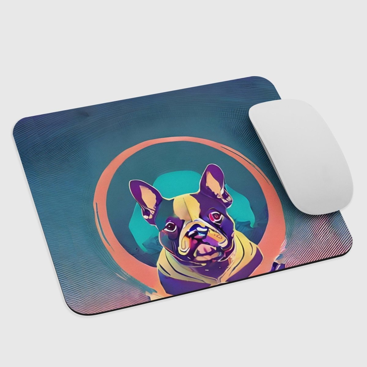 Frenchie in Space Mouse Pad - Funny Nikko