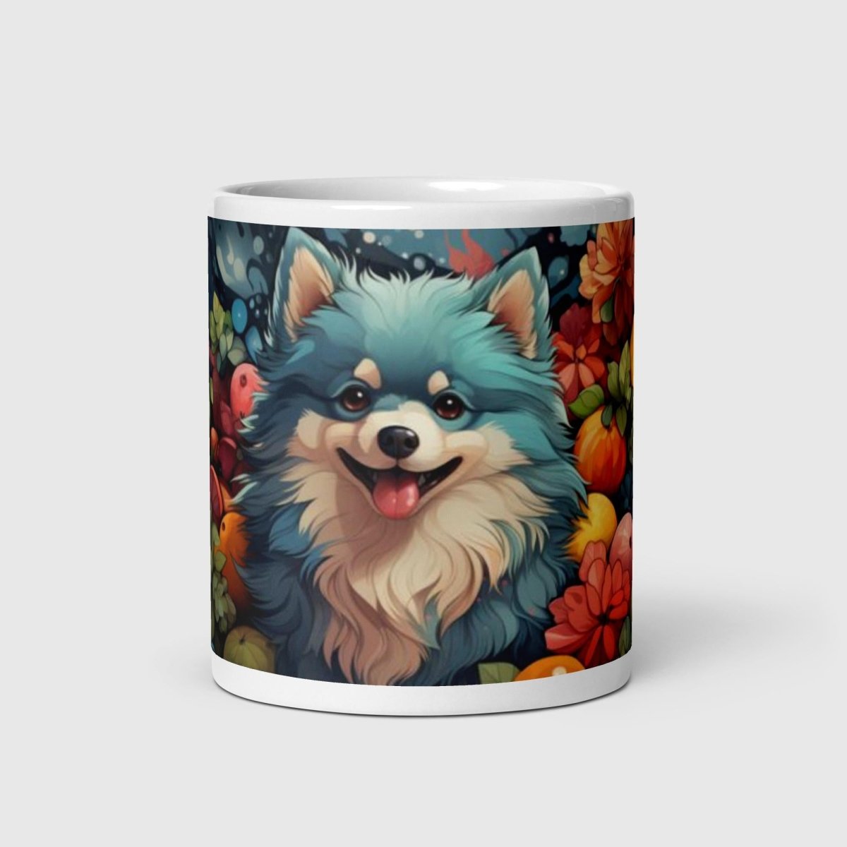 Fruity Pomeranian Mug - Funny Nikko
