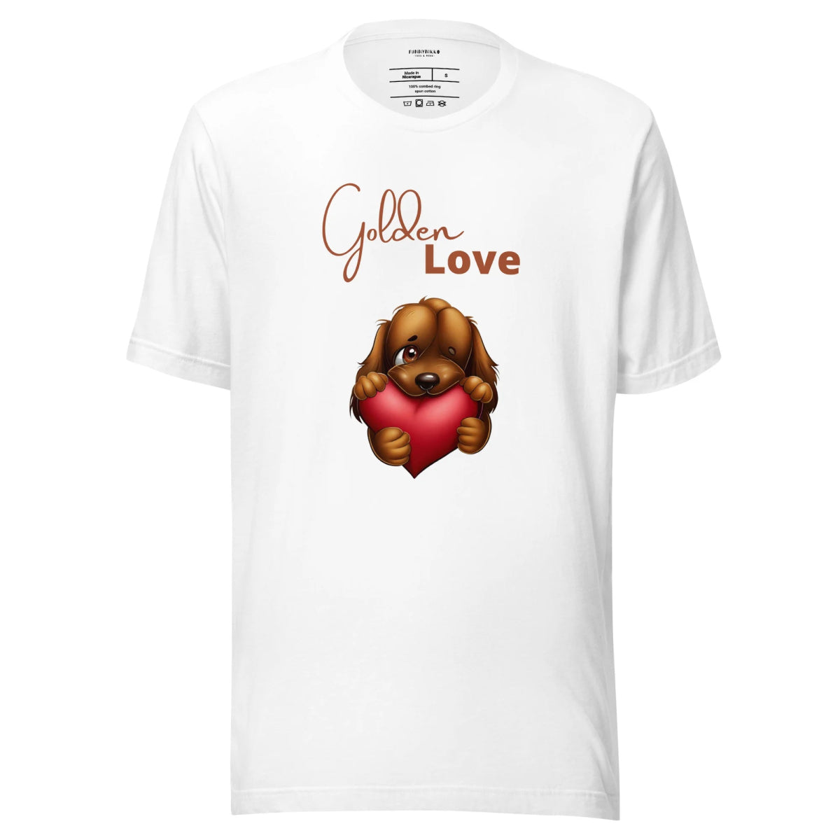 Golden Love Staple T-Shirt - Funny Nikko