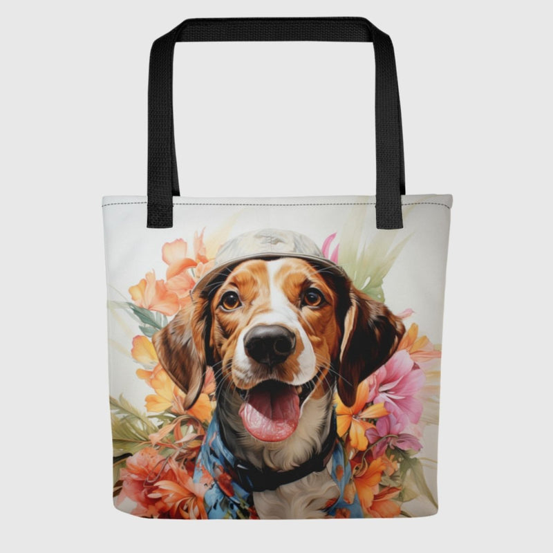 Hawaiian Beagle Tote Bag - Funny Nikko