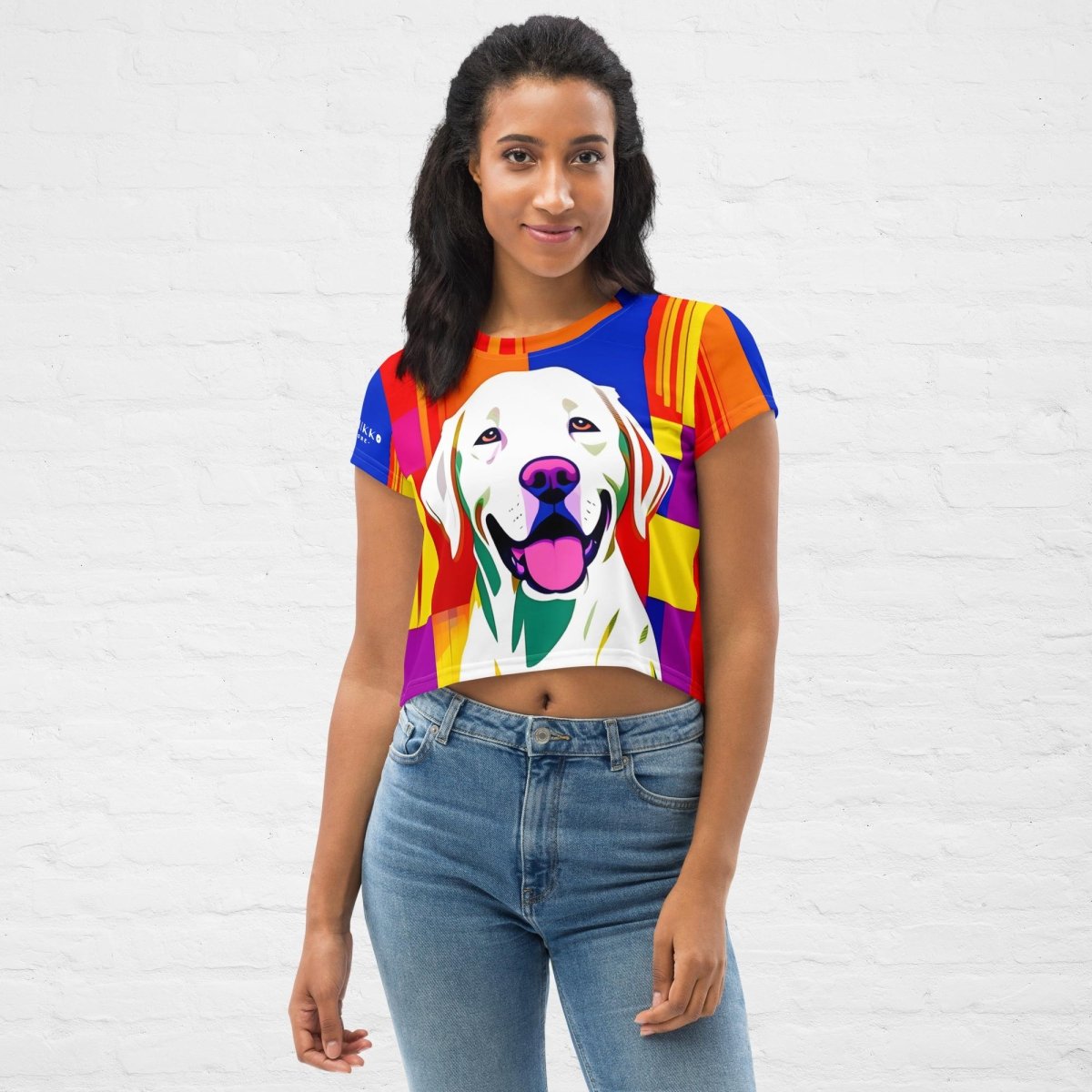 Lab Smile Crop Top - Funny Nikko