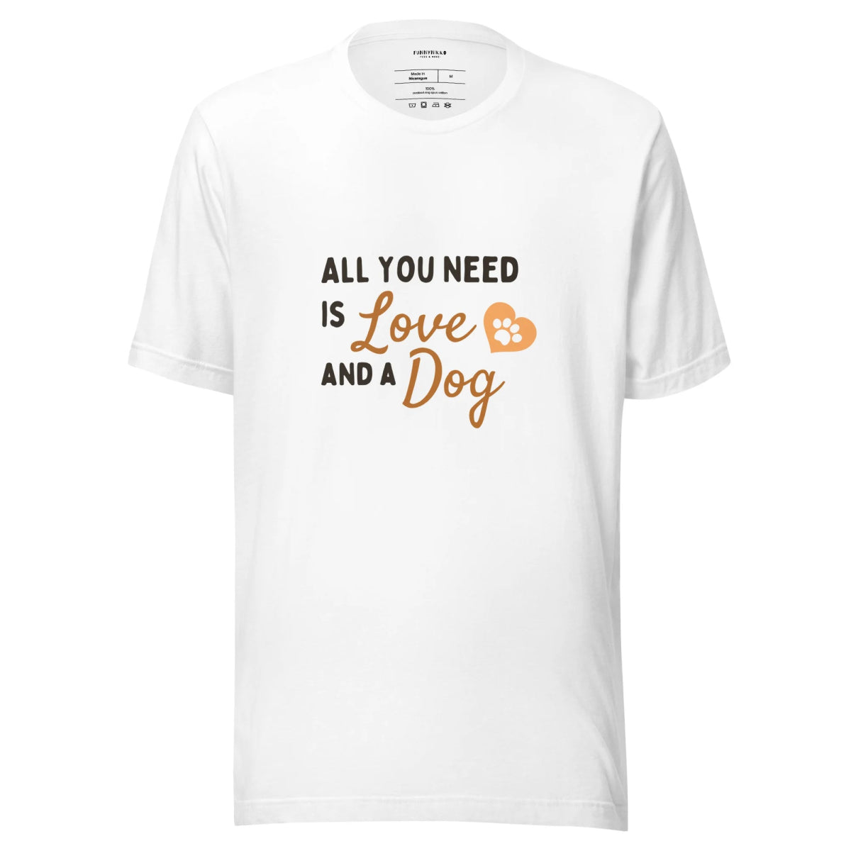 Love & Dog Staple T-Shirt - Funny Nikko