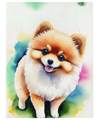 Lovely Pomeranian Cozy Throw Blanket - Funny Nikko