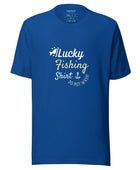 Lucky Fishing Man Staple T-Shirt - Funny Nikko