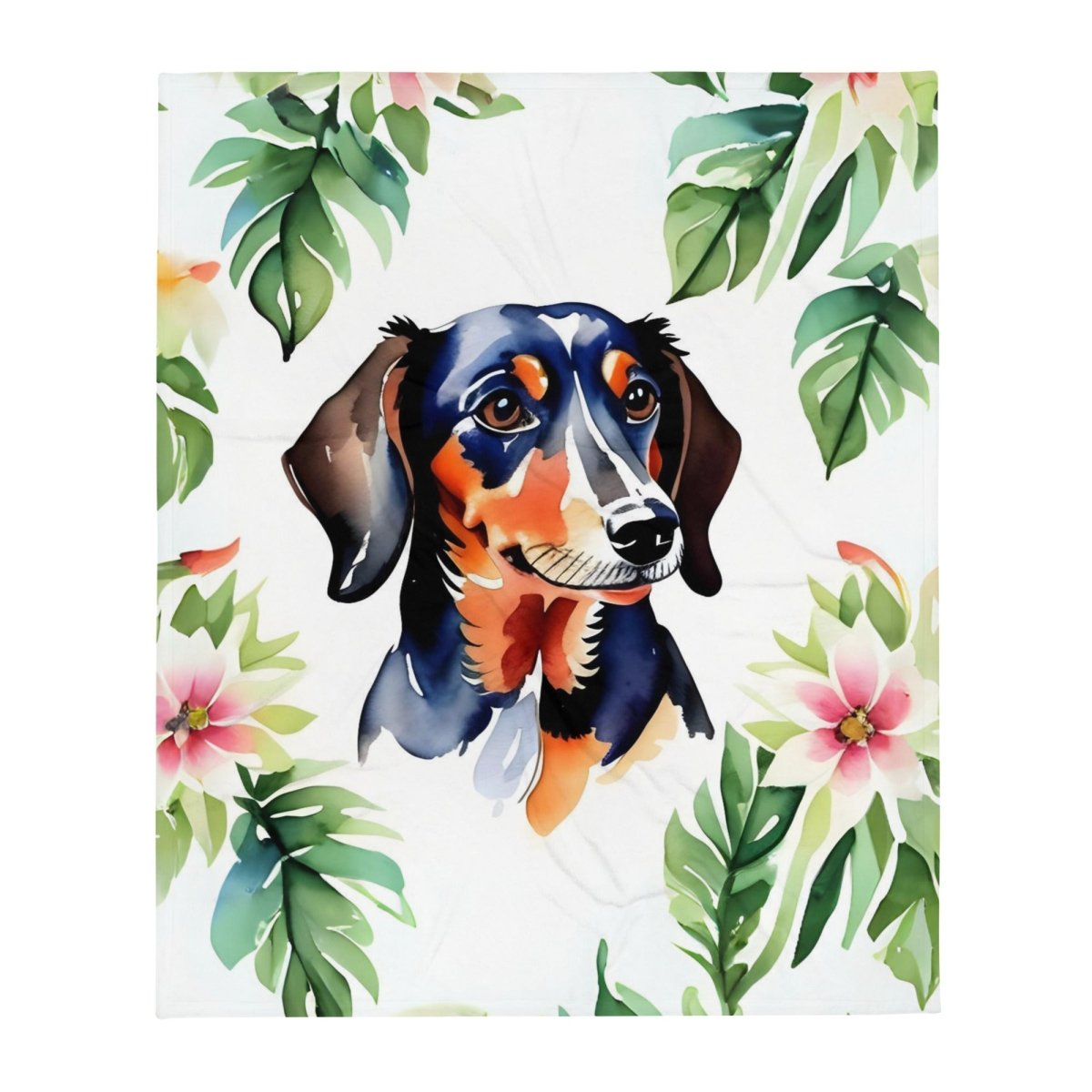 Majestic Dachshund Throw Blanket - Funny Nikko