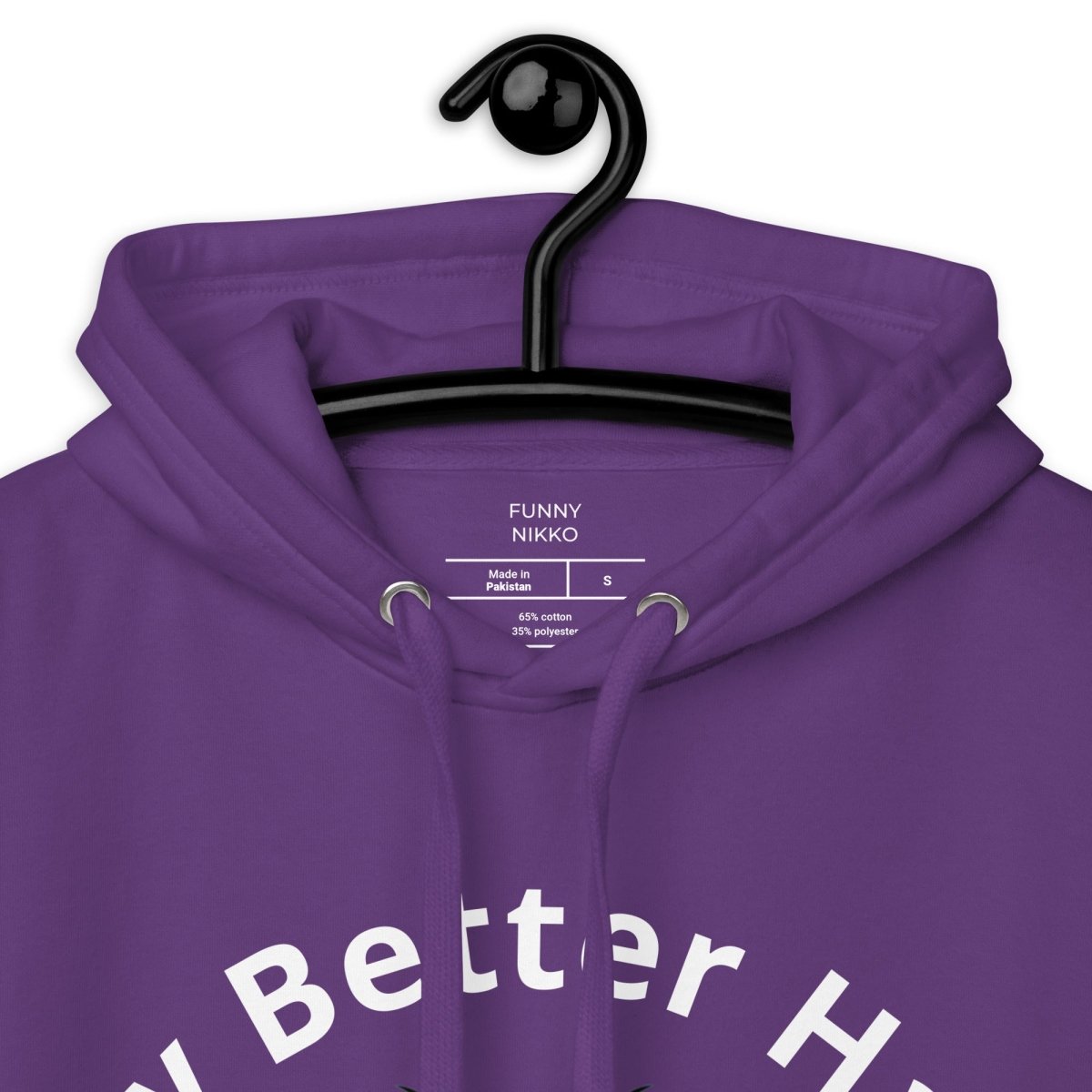 My Better Half Border Hoodie - Funny Nikko