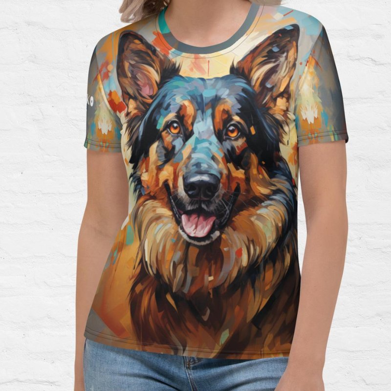 Natural GSD Tee - Funny Nikko