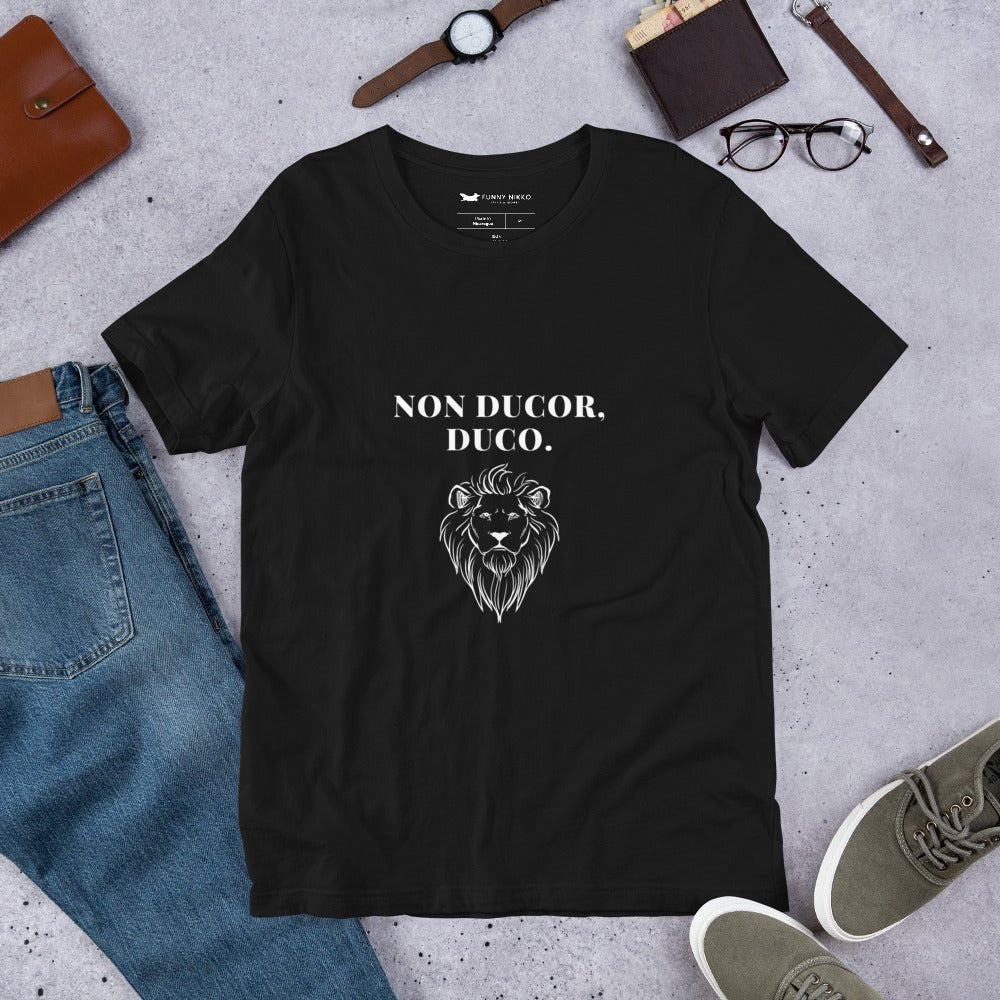 Non ducor, duco t-shirt - Funny Nikko