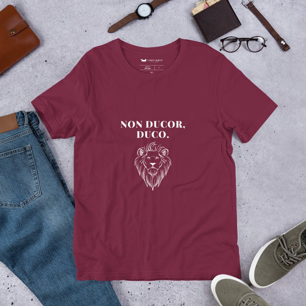 Non ducor, duco t-shirt - Funny Nikko