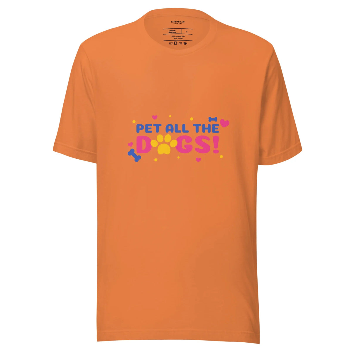 Pet All The Dogs Staple T-Shirt - Funny Nikko