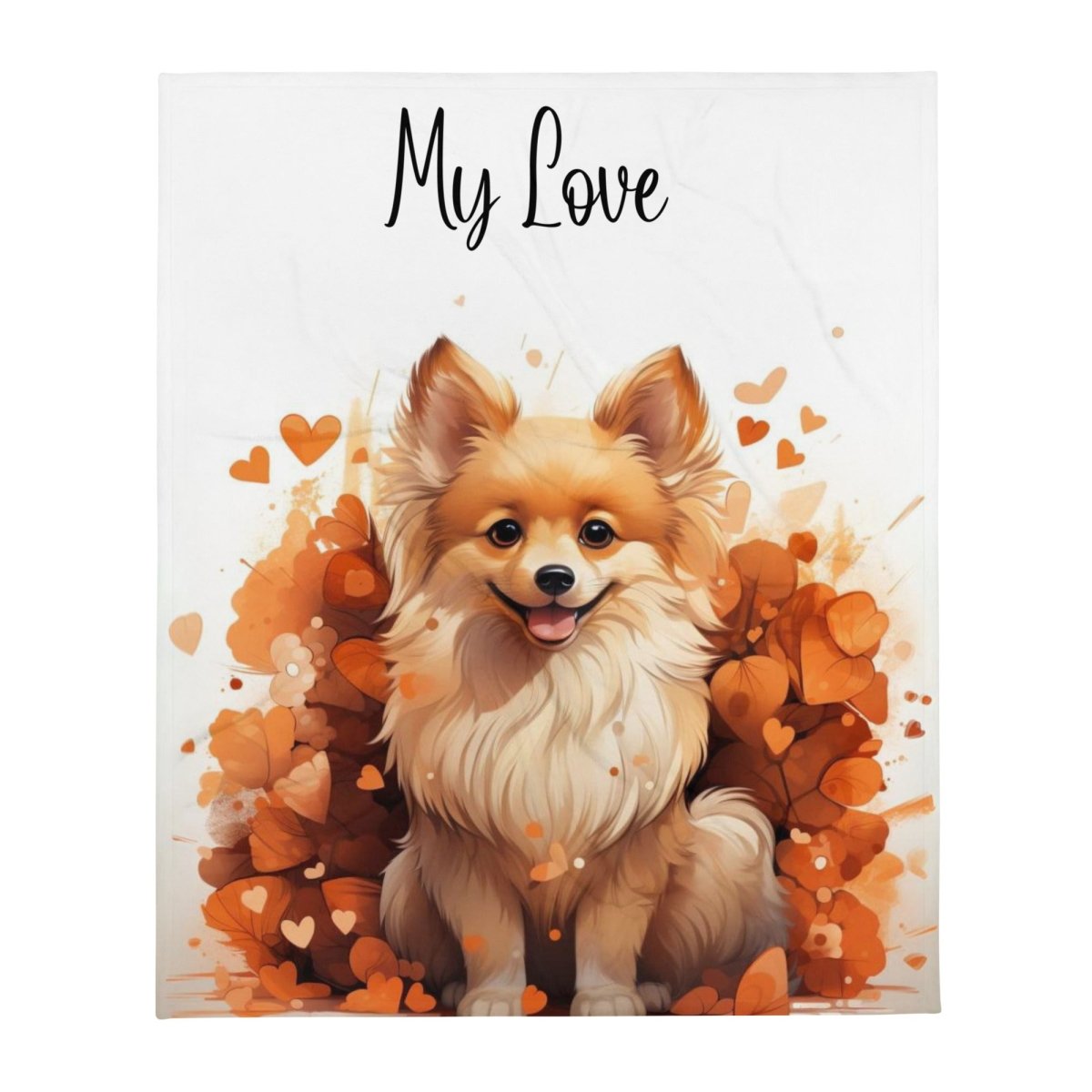 Pomeranian My Love Throw Blanket - Funny Nikko