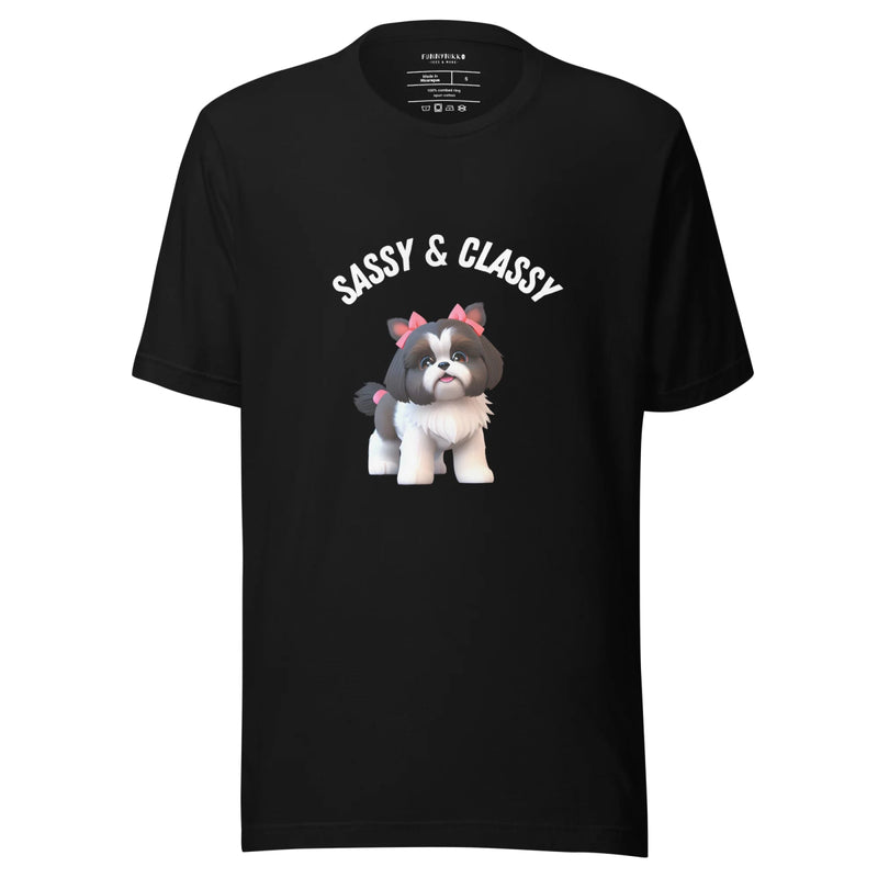 Sassy & Classy Shih Tzu Staple T-Shirt - Funny Nikko
