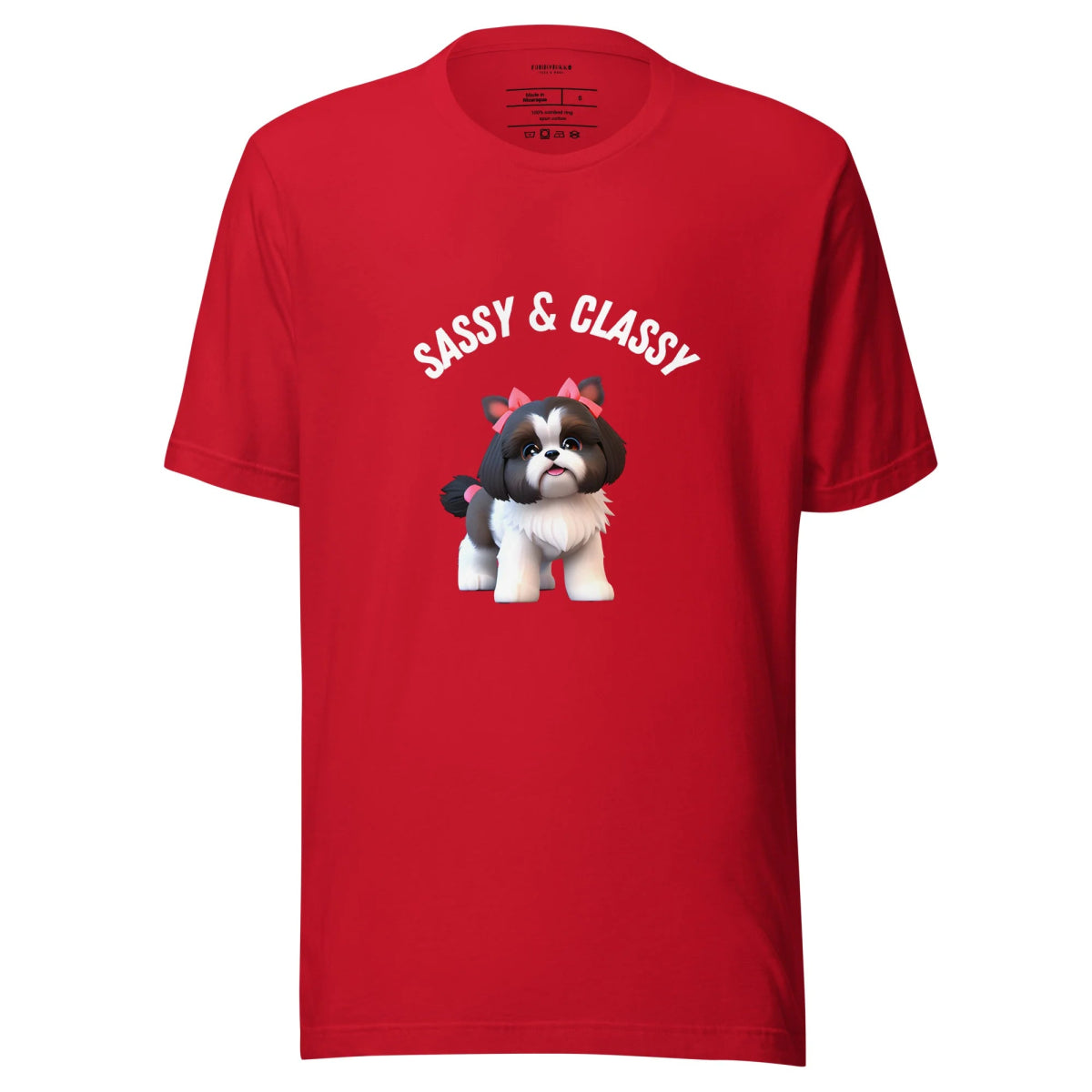 Sassy & Classy Shih Tzu Staple T-Shirt - Funny Nikko