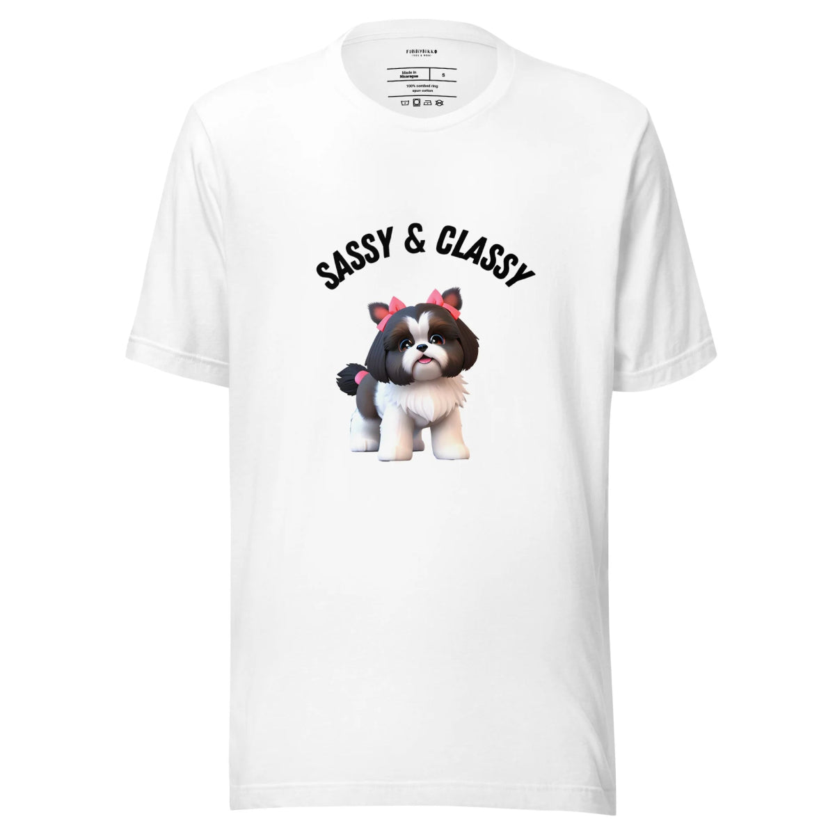 Sassy & Classy Shih Tzu Staple T-Shirt - Funny Nikko