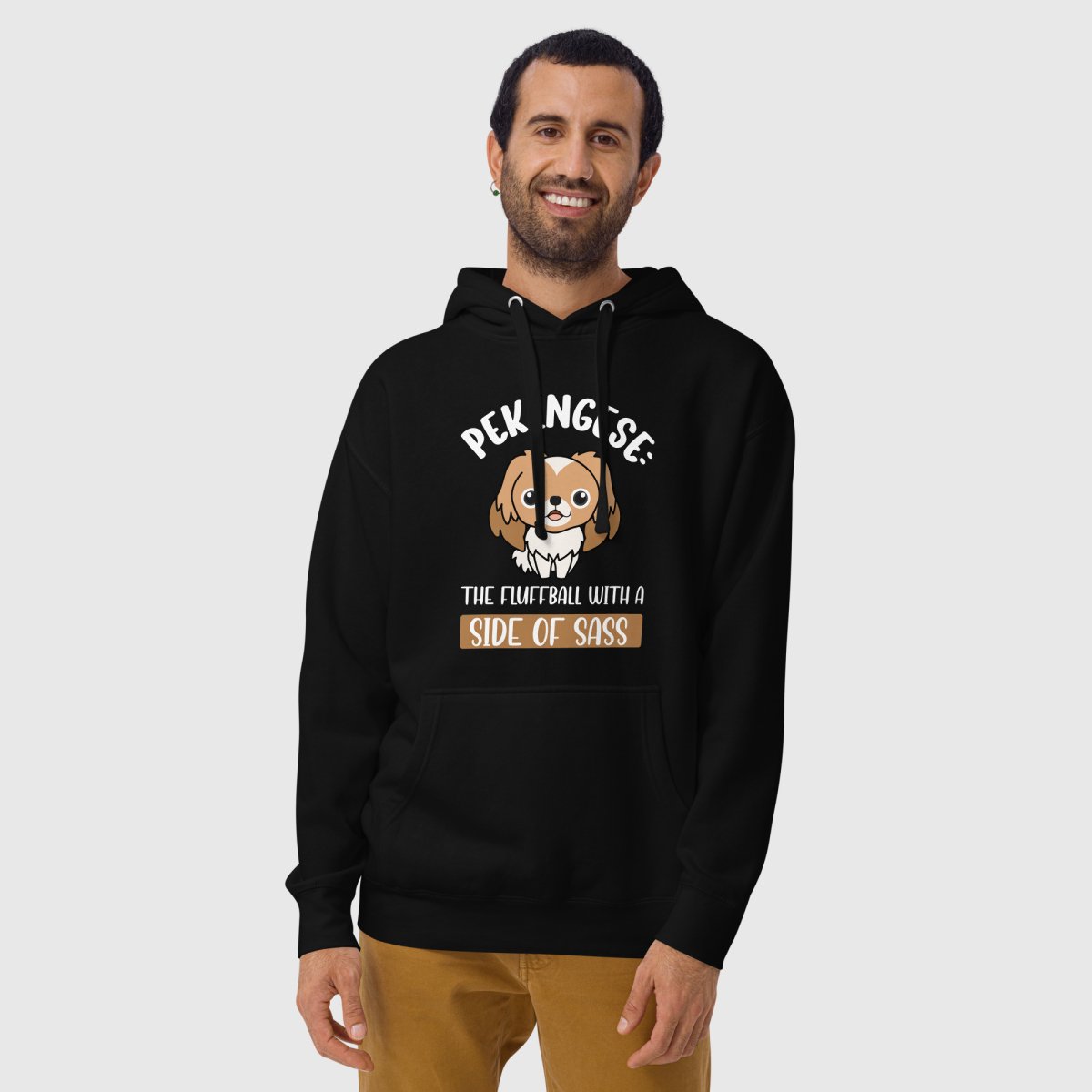 Sassy Pekingese Hoodie - Funny Nikko