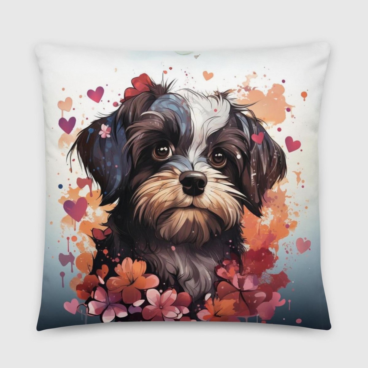 Shih Tzu Adorable Love Eyes Throw Pillow - Funny Nikko