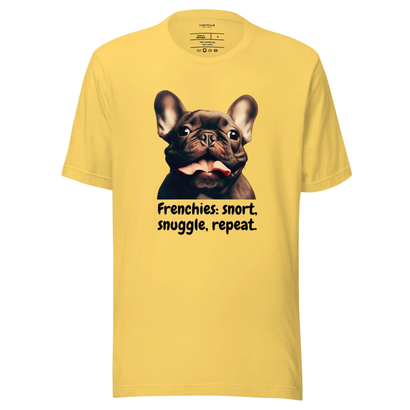 Snort, Snuggle, Repeat Staple T-Shirt - Funny Nikko