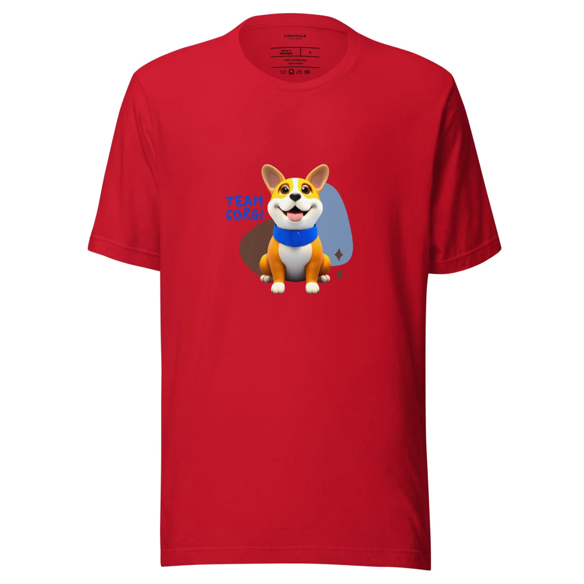 Team Corgi Staple T-Shirt - Funny Nikko