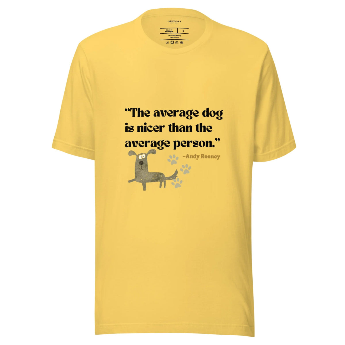 The Average Dog Staple T-Shirt - Funny Nikko