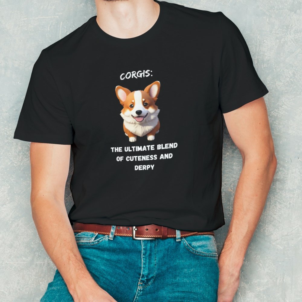 The Corgi Cuterpy Staple T-Shirt - Funny Nikko
