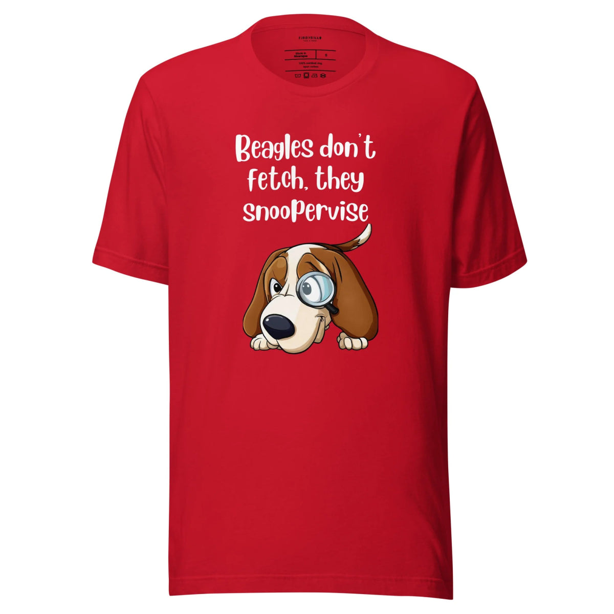 The Snoopervisor Staple T-Shirt - Funny Nikko