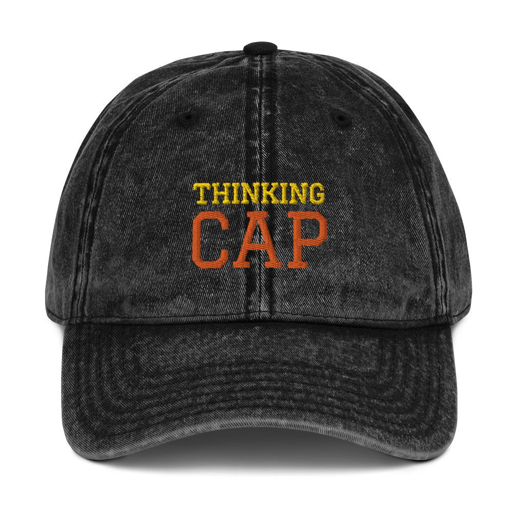 Thinking Cap Vintage Cap - Funny Nikko
