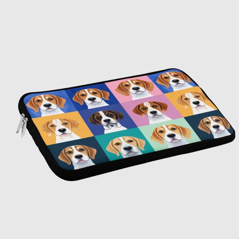 Twelve Beagles Laptop Sleeve - Funny Nikko